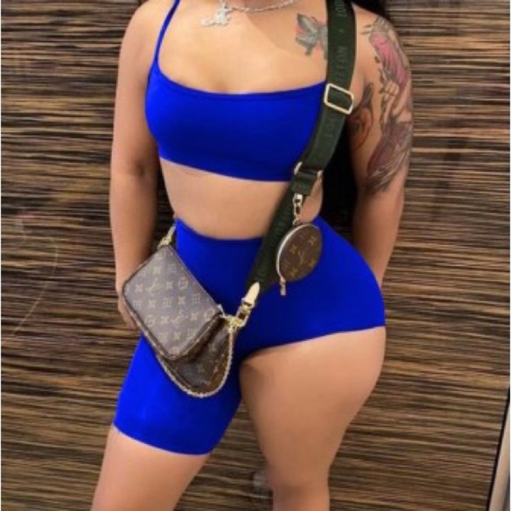 Blue Two-Piece Set